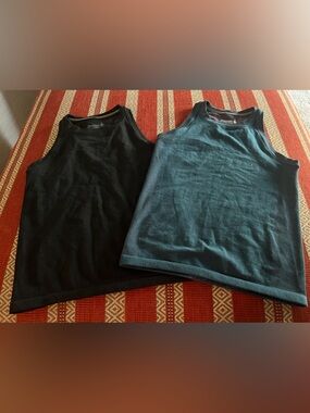 Smartwool Women’s Tank Tops — Black and Teal